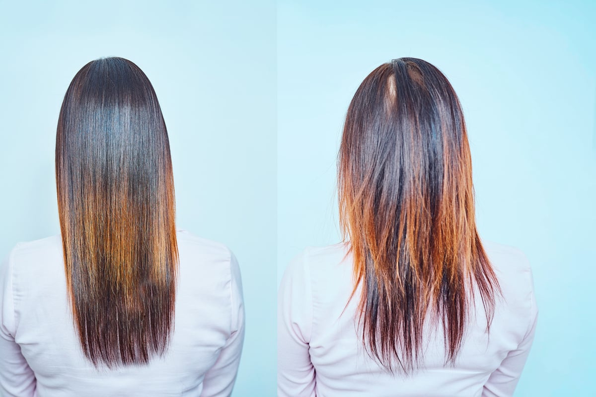 Before and After Hair Photo 